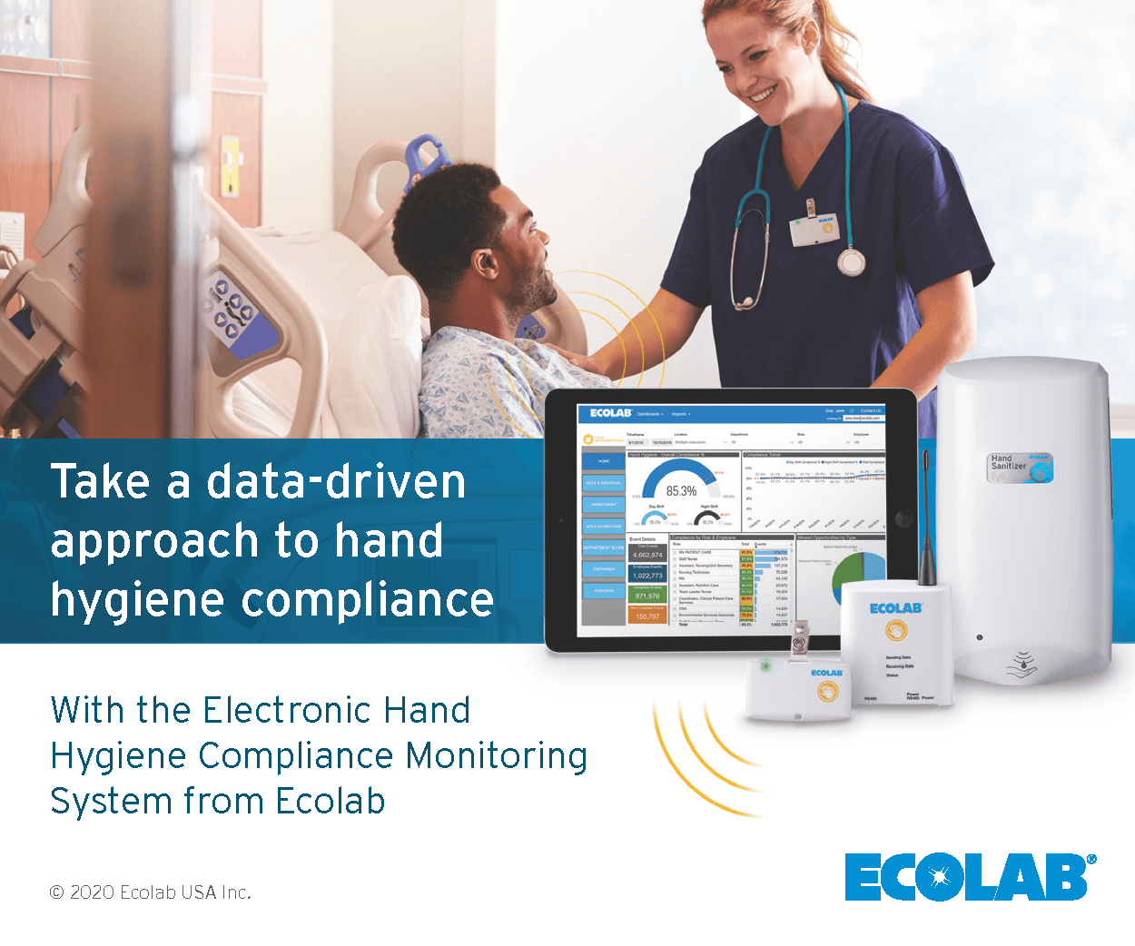 Take a data-driven approach to hand hygiene compliance
